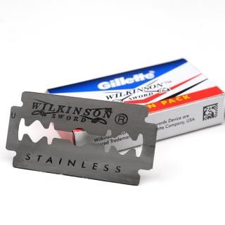 gillette exective 1948 ダチョウ革ケース付き　両刃カミソリ DOUBLE-EDGED RAZOR SET両刃カミソリ/専用スタンド付 – DEXT