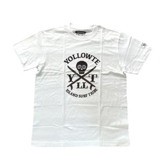 YOLLOWTE SKULL Tシャツ / ホワイト