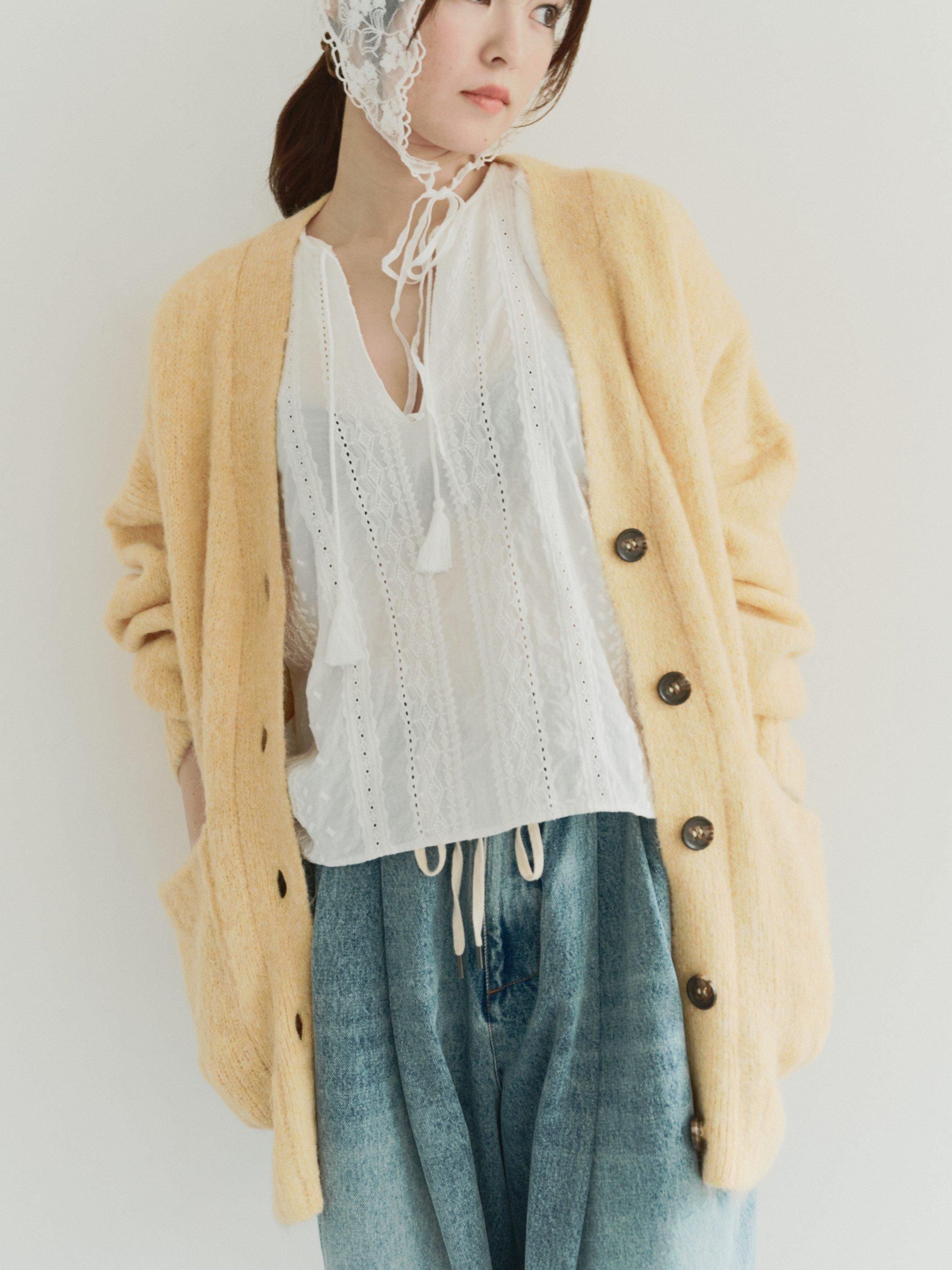 ALPACA KNIT CARDIGAN