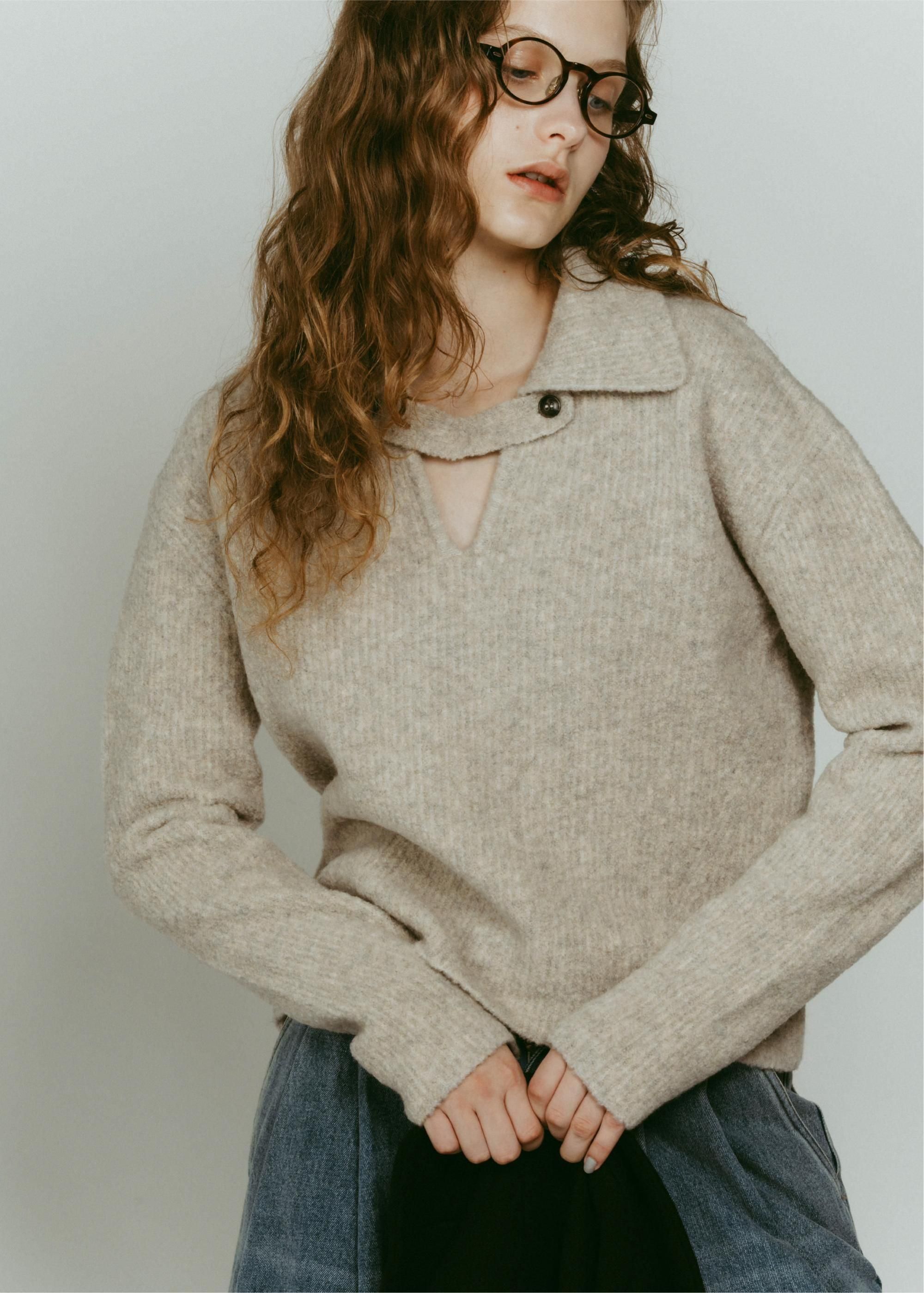 POLO NECK KNIT 