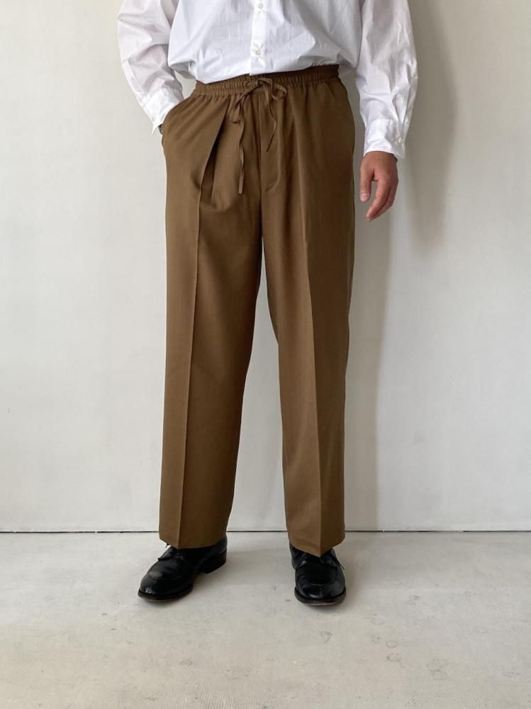 パンツ MARKAWARE TROPICAL CLASSIC FIT EASYPANTS MARKAWARE SUPER 120'S WOOL TROPICAL CLASSIC FIT EASY PANTS