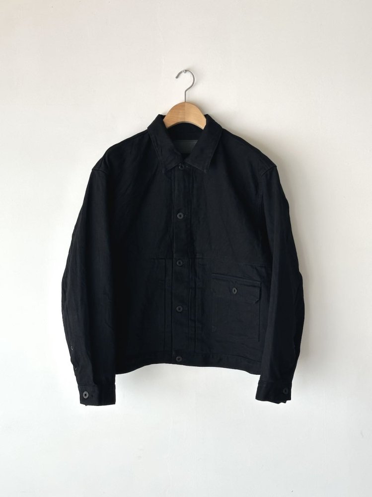 A.D.A.N DENIM TRUCKER JACKET /TYPE-2 /BLACK