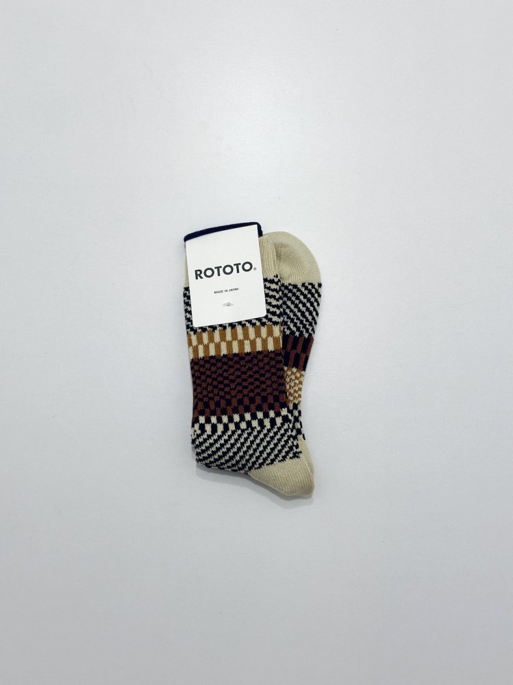 ROTOTO CHECK  STEP SOCKS