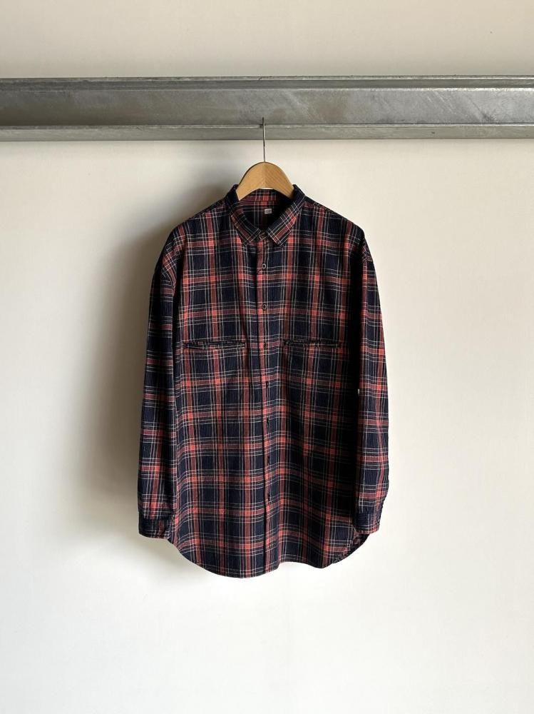 OUTIL  CHEMISIER SIROD インディゴチェックSH OUTIL CHEMISIER SIROD 2色展開 - Maiden Voyage