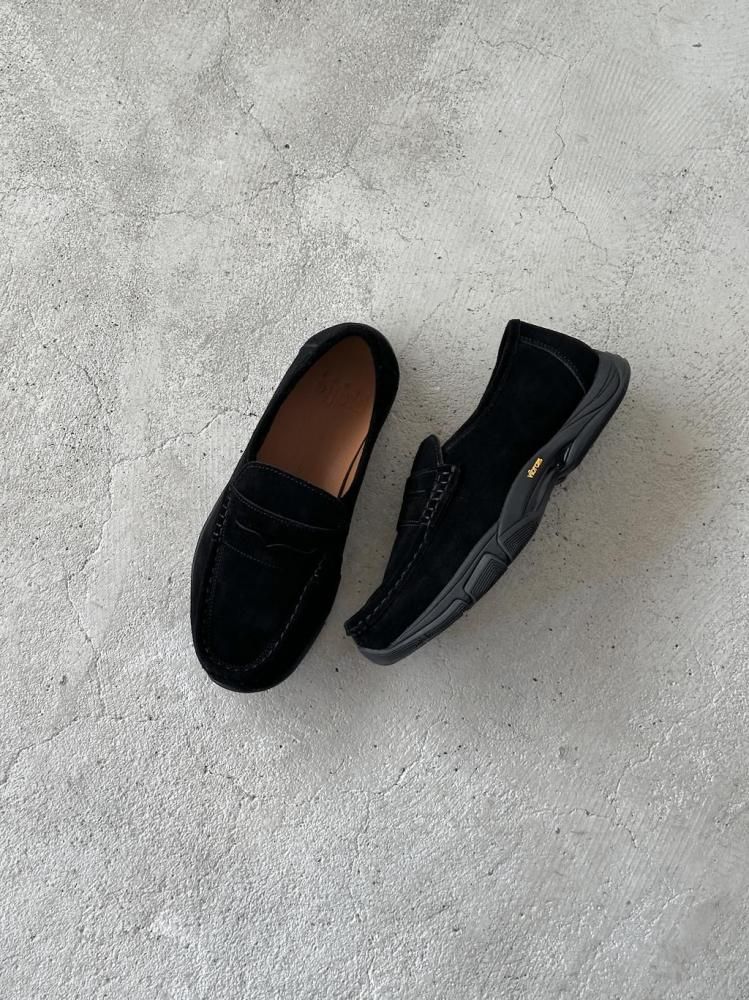 molle shoes Hybrid Loaffers / Black Suede