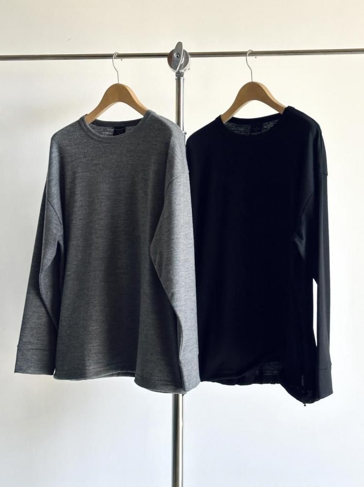 AXESQUIN modified Merino Wool Basic L/S Tee