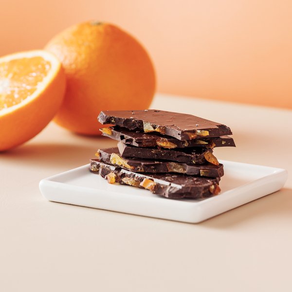 割りオレンジピールチョコレート カカオ72％