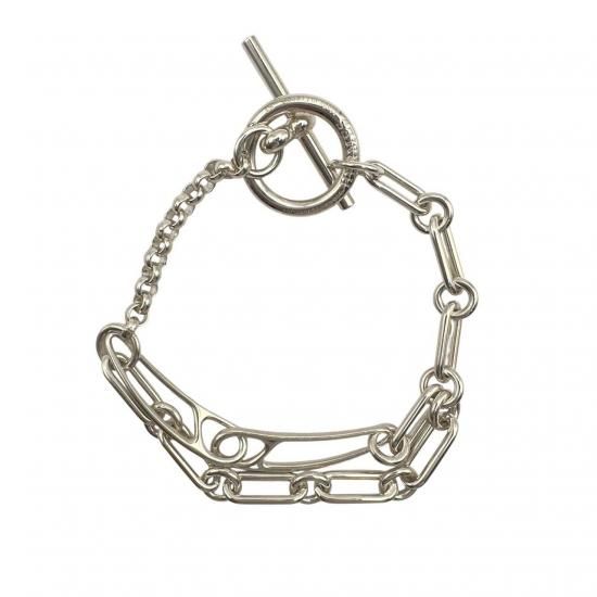 エルメス シェーヌダンクル パンク ブレスレット Ag925 I-004301 エルメス シェーヌダンクル パンク ブレスレット Ag925 I-004301