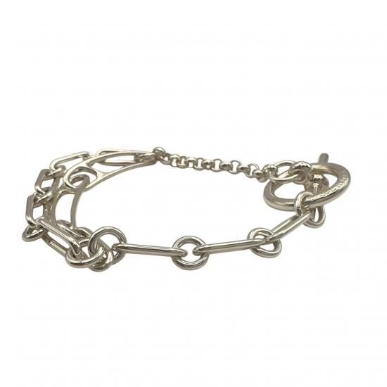 エルメス シェーヌダンクル パンク ブレスレット Ag925 I-004301