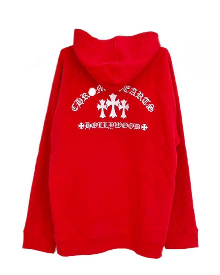 CHROME HEARTSSWEAT SHIRTS U SAILIN ON ZIP UP HOODIERED2023