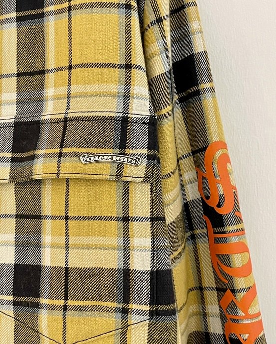 CHROME HEARTS｜SHIRTS M WORK'N｜YELLOW PLAID｜2023