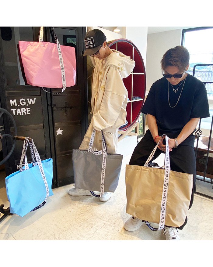 RAMIDUS × fragment design｜RAMIDUS TOTE BAG(L)｜LIGHT BLUE｜2023｜正規 通販 S.CURVE  STUDIO エスカーブスタジオ