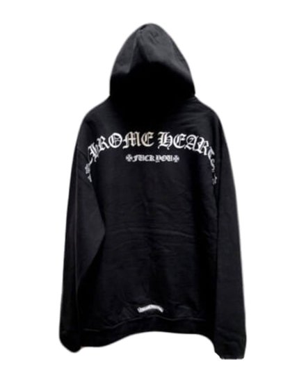 CHROME HEARTSSWEAT PULL OVER HOODIE CL-4BLACK2023