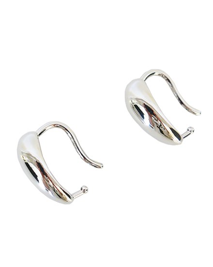 DOUBLE STANDARD CLOTHINGIRON GUM EARRINGSILVER