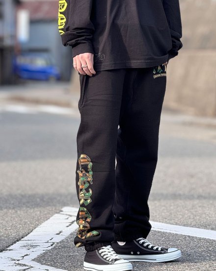 CHROME HEARTS SWEAT PANTS C22-1ABLACK CAMO2023