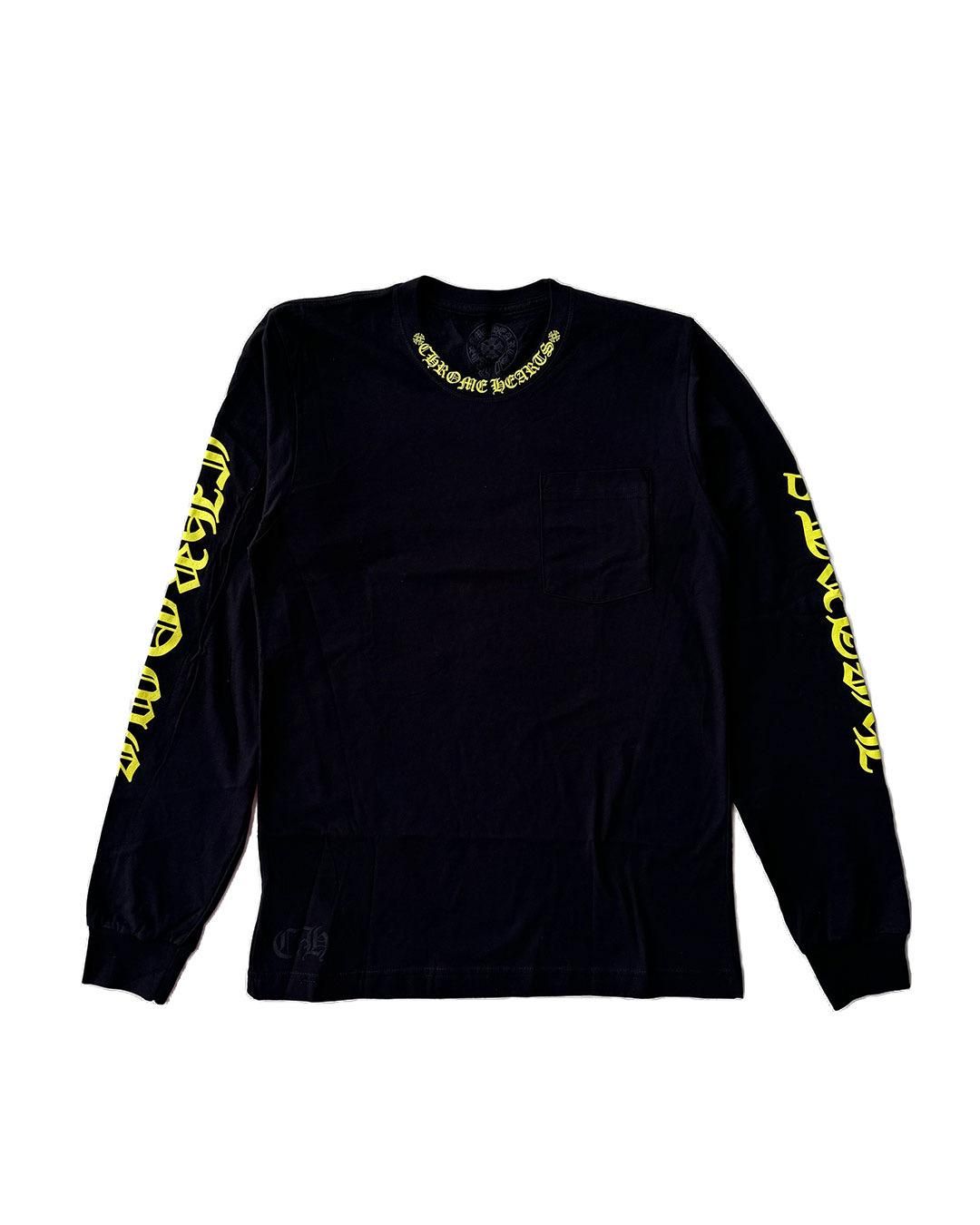 CHROME HEARTS｜ LS T-SHIRTS CL-1｜BLACK×GREEN