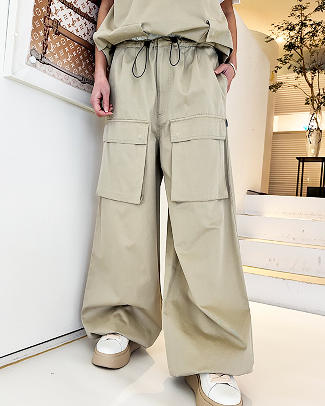 MM6 MAISON MARGIELA｜CARGO PANTS｜BEIGE｜2024SS｜正規 通販 S.CURVE 