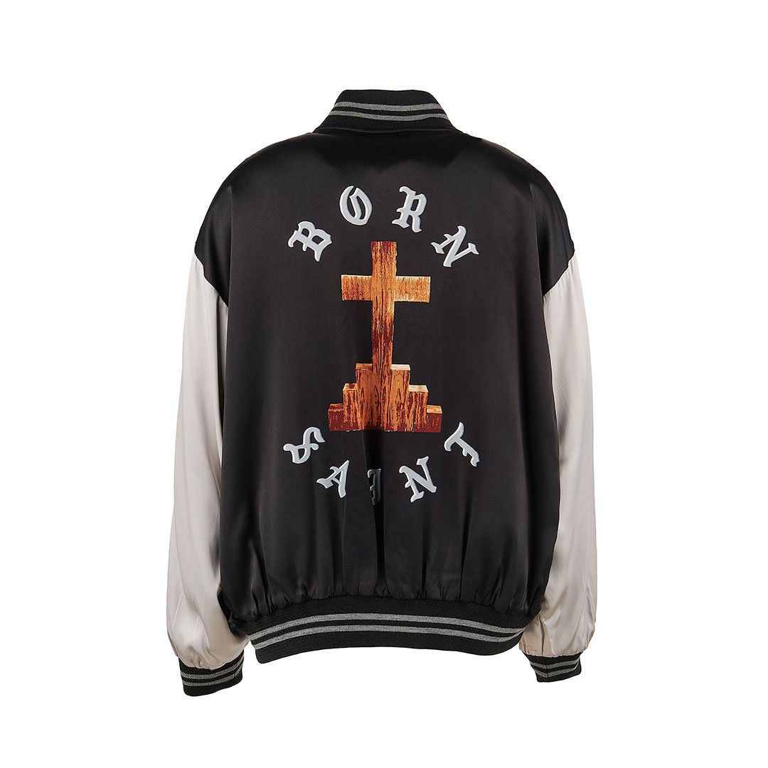 SAINT MXXXXXX × BORN & RAISED｜BR_SAINT JACKET｜BLACK×GREY｜2024春夏【2.23(FRI)  pm12:00 New Release】