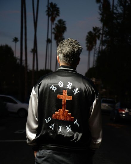 SAINT MXXXXXX  BORN AND RAISEDBR_SAINT JACKETBLACKGREY2024ղ