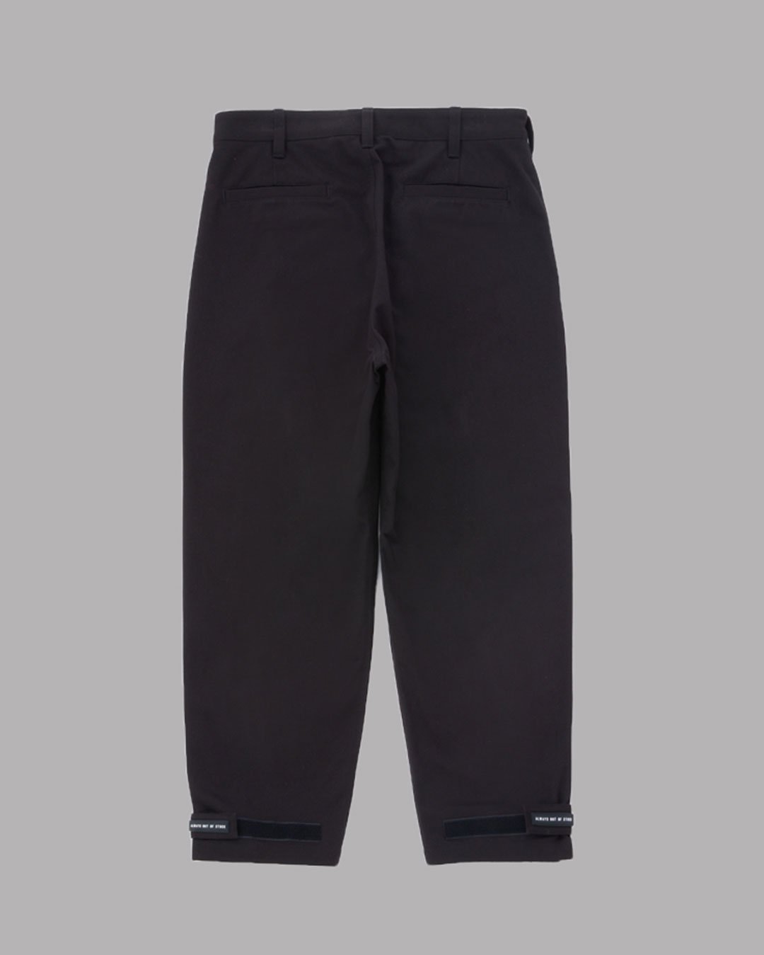 ALWAYS OUT OF STOCK｜SIDE BUTTON TUCK PANTS｜BLACK｜2024春夏【3/6 