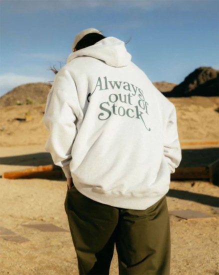 ALWAYS OUT OF STOCKPLAY LOGO PULLOVERGRAY2024ղ