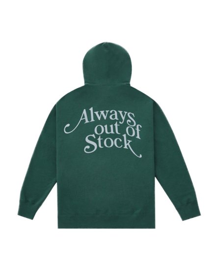 ALWAYS OUT OF STOCKPLAY LOGO PULLOVERGREEN2024ղ