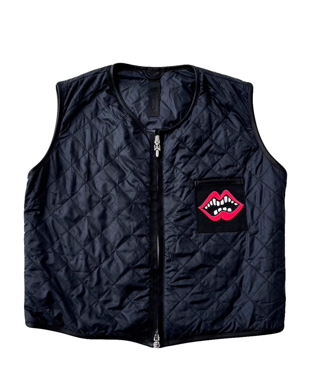 CHROME HEARTS MATTY BOY｜ VEST PPO DEATH ON CALL CH PRINT NYLON｜BLACK｜2024