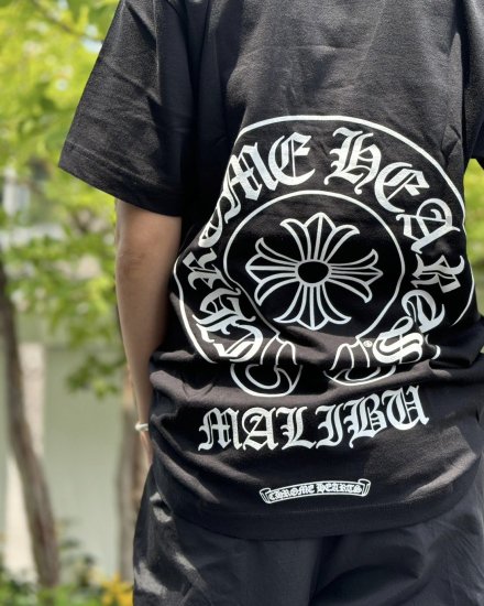 CHROME HEARTS "MALIBU Limited"SS T-SHIRTS MAL-8BLACK 2024