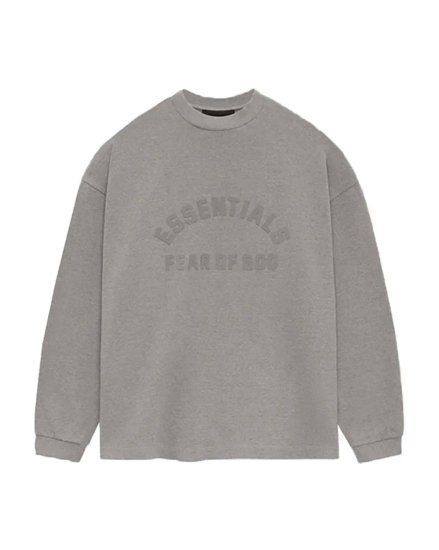 FOG ESSENTIALSESSENTIALS LS TEEH.GREY2024ղ