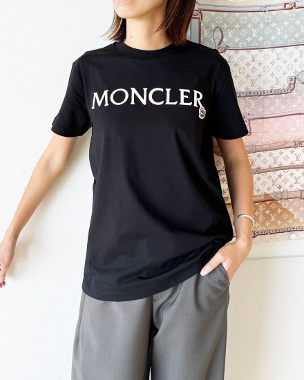 MONCLER FEMMEMAGLIA MANICHE CORTEBLACK2024