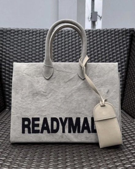 READYMADESHOPPING BAG 35WHITE2024