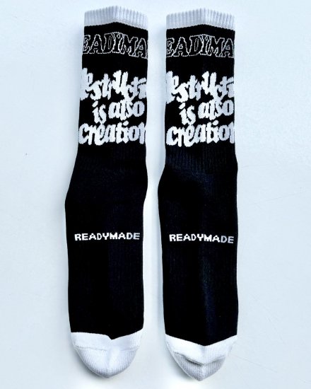 READYMADESOCKS DESTRUCTIONBLACK2024