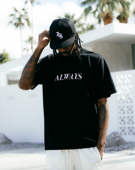 ALWAYS OUT OF STOCKWATER REFLECTION LOGO S/S TEEBLACK 2024ղ