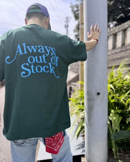 ALWAYS OUT OF STOCKPLAY LOGO S/S TEEGREEN 2024ղ