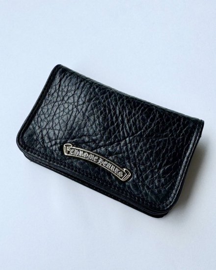 CHROME HEARTSWALLET CARD CASE #1BLACK2024