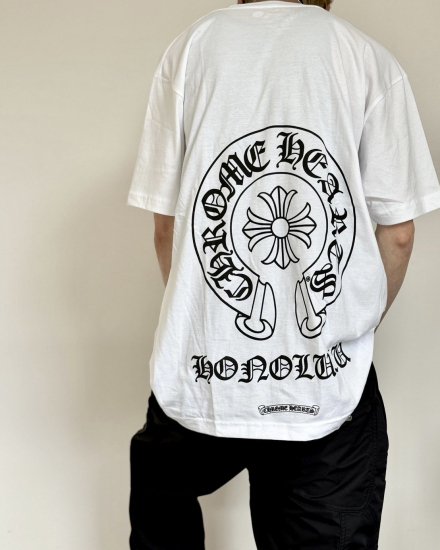 CHROME HEARTS SS TEE HON-8WHITE HONOLULU Limited