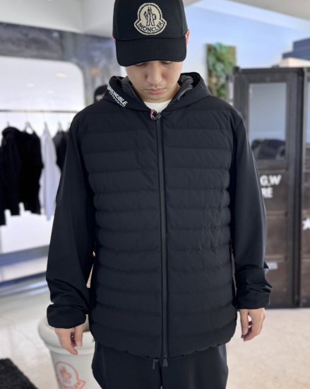 MONCLER GRENOBLE HOMMEZIP UP CARDIGANBLACK2024