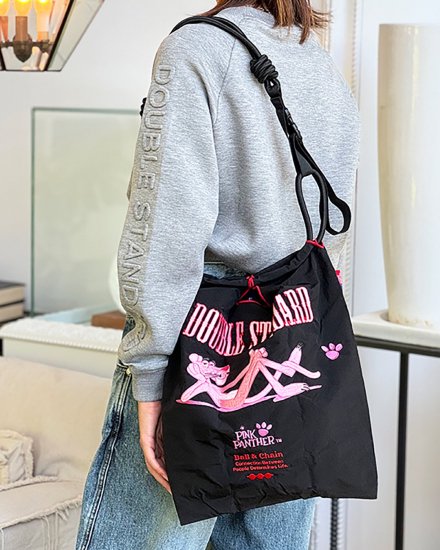 ȯۡڿDOUBLE STANDARD CLOTHINGBall&ChainPINK PANTHERSHOPPING BAG M SIZEBLACK2024