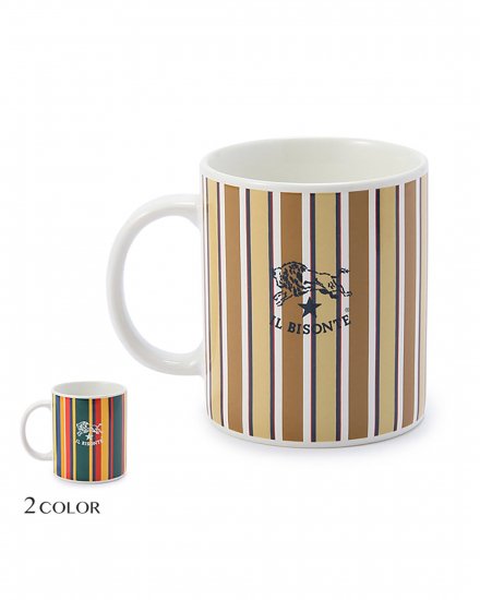 IL BISONTEMUG CUPMULTI STRIPE/BEIGE STRIPE2024ղ