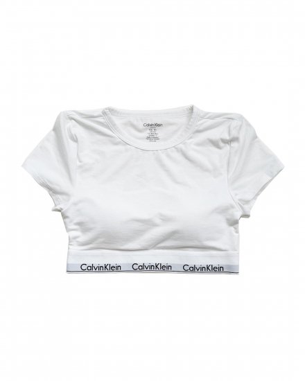 CALVIN KLEIN UNDERWEAR WOMENST-SHIRT BRALETTEWHITE2024