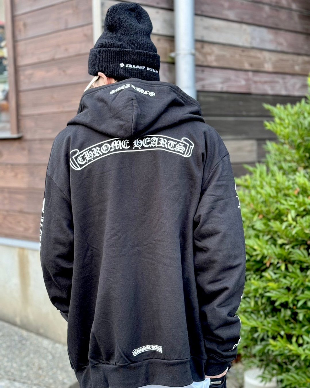 CHROME HEARTS  ZIP UP HOODIE CL-2FBLACK2024