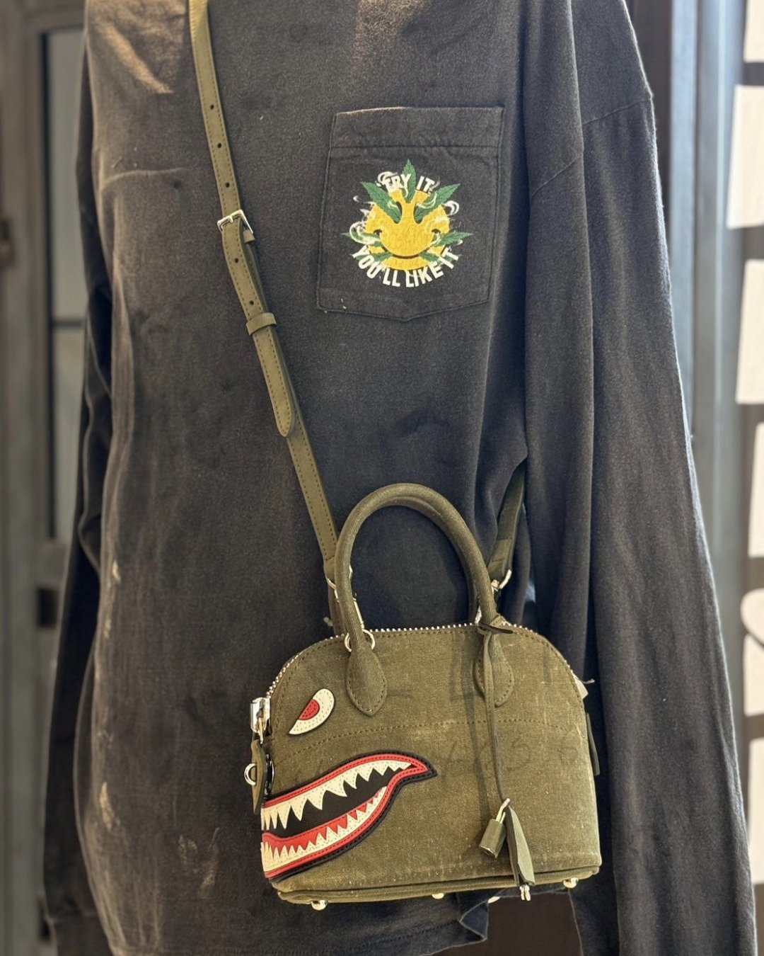 READYMADE｜SHARK DAILY BAG NANO｜KHAKI｜2024