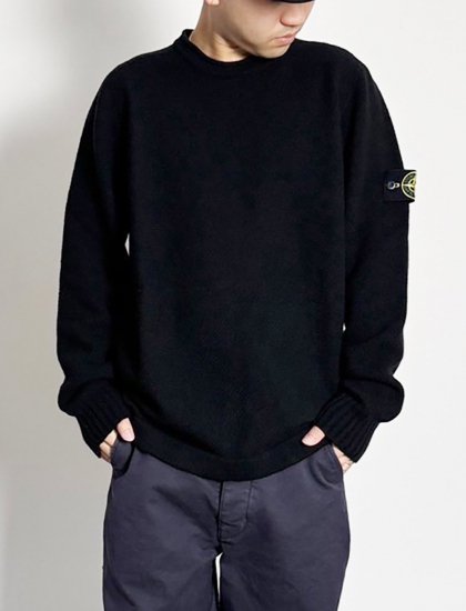 STONE ISLANDKNIT TOPSBLACK2024