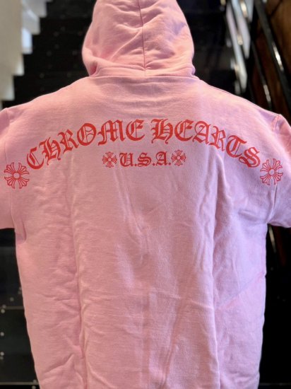 CHROME HEARTS  PULLOVER HOODIE CL-4PINK 2024