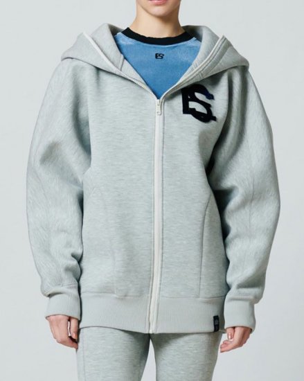 ESSENTIALLOGO ZIP HOODIEGREY2024