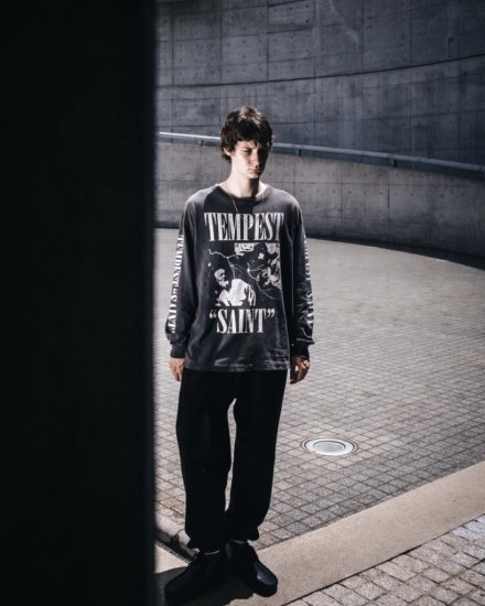 SAINT Mxxxxxx LS TEE / TEMPEST  BLACK2024