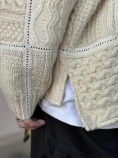 READYMADE|PATCHWORK FISHERMAN CREW NECK KNIT|WHITE|2024 READYMADE|PATCHWORK FISHERMAN CREW NECK KNIT|WHITE|2024