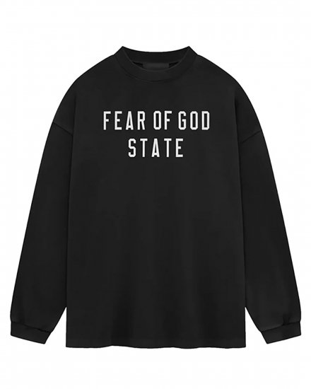 FOG ESSENTIALSHEAVY LONGSLEEVE TEEBLACK2024