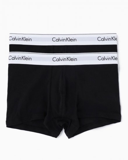 CALVIN KLEIN UNDERWEAR MENSTRUNKS 2PACKBLACK/BLACK2024