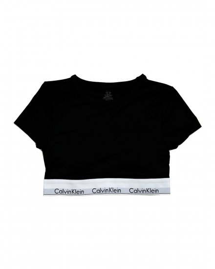 CALVIN KLEIN UNDERWEAR WOMENST-SHIRT BRALETTEBLACK2024